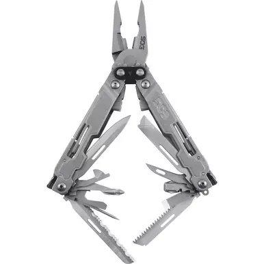 SOG PowerAccess Deluxe Multi Tool,Bead Blast Finish, 20 Tools