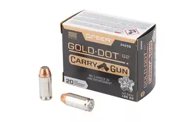 Speer Gold Dot Carry Gun .40 S&W 165gr HP 20 Round Box