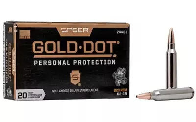 Speer Gold Dot Rifle Personal Protection .223 62gr SP 20 Round Box
