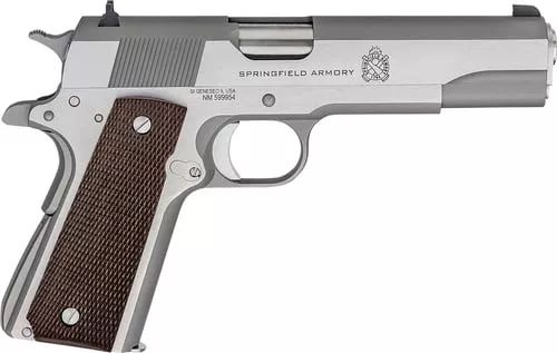 Springfield Armory 1911 Defender Mil-Spec 45 ACP Handgun 7rd Magazine 5 Barrel Stainless