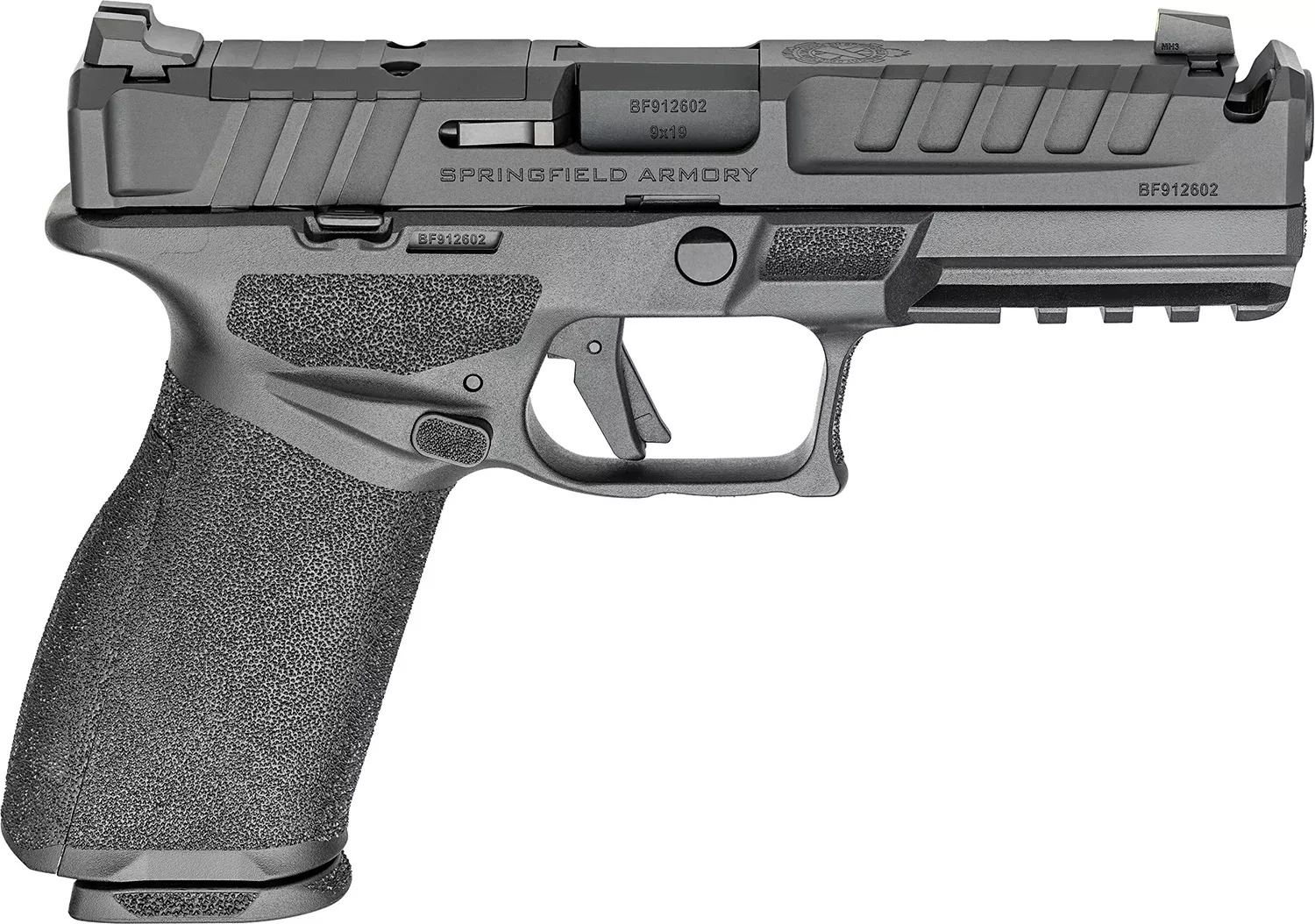 Springfield Armory EC9459BUCOMP15 Echelon9mm 15rd 4.50″ Black Melonite Optic Ready/Integral Compensator