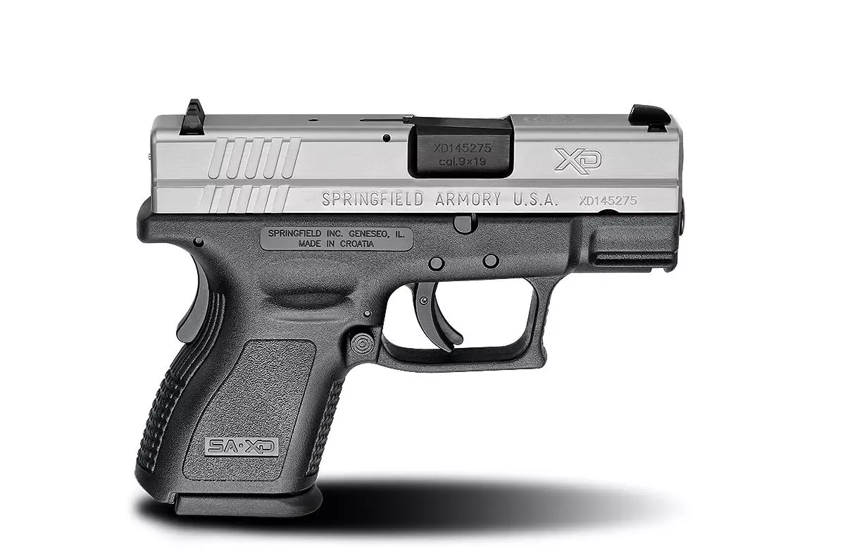Springfield Armory XD 3 Sub-Compact Handgun 9mm Luger 10rd Magazine 3 Barrel Stainless Low Capacity