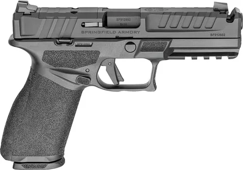 Springfield Echelon 4.5F Comp Handgun 9mm Luger 17rd(1)& 20rd(1) Magazines 4.5 Barrel U-Notch Sights Black