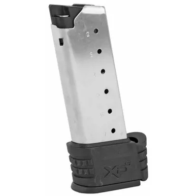 Springfield Magazine, 45 ACP, 7 Rounds, Fits Springfield XDS, with Sleeve for Backstraps 1 & 2, Stainless XDS50071