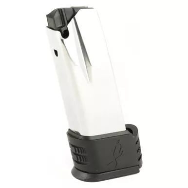 Springfield Magazine, 45ACP, 13 Rounds, Fits XDM Compact, With Sleeve for Backstrap 1, Stainless, Silver