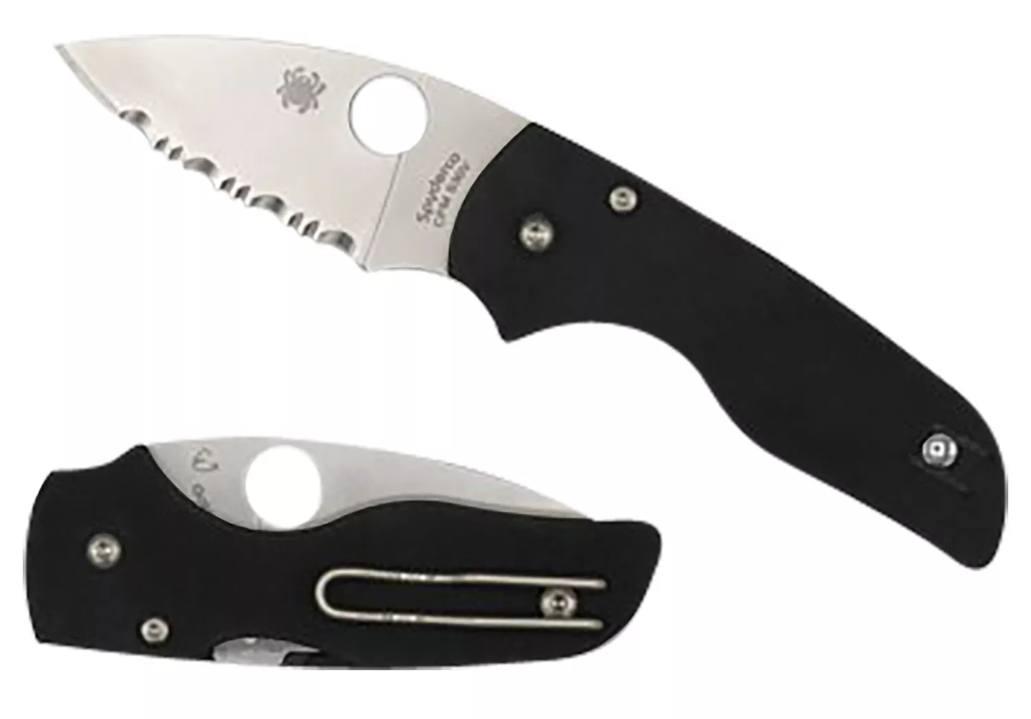 Spyderco C230GP Lil’ Native2.42″ Folding Plain Satin CPM S30V SS Blade/Black Textured G10 Handle Includes Pocket Clip