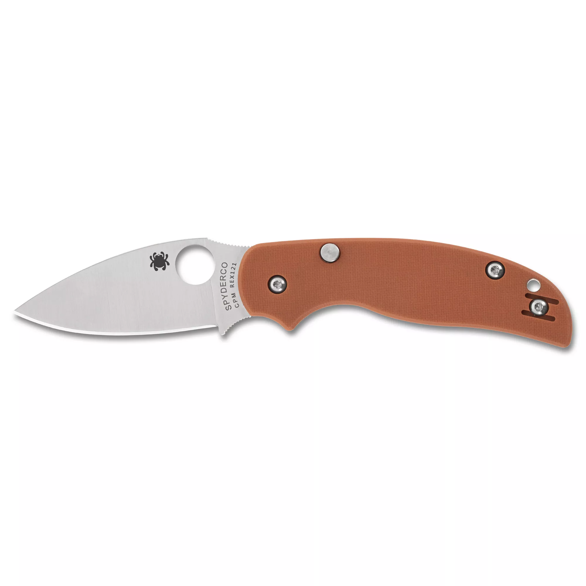 SPYDERCO SAGE 6 CPM REX 121 3″ ORNG