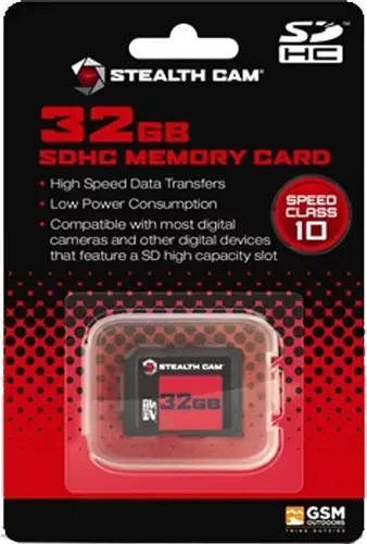 STEALTH CAM SDHC MEMORY CARD - 32GB SUPER SPEED CLASS 10