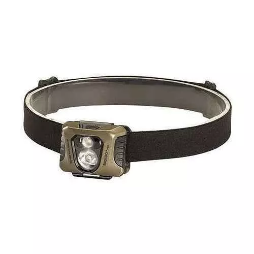Streamlight Enduro Pro Headlamp Green C4 LED 200 Lumens Three AAA Batteries Coyote Brown Finish 61425