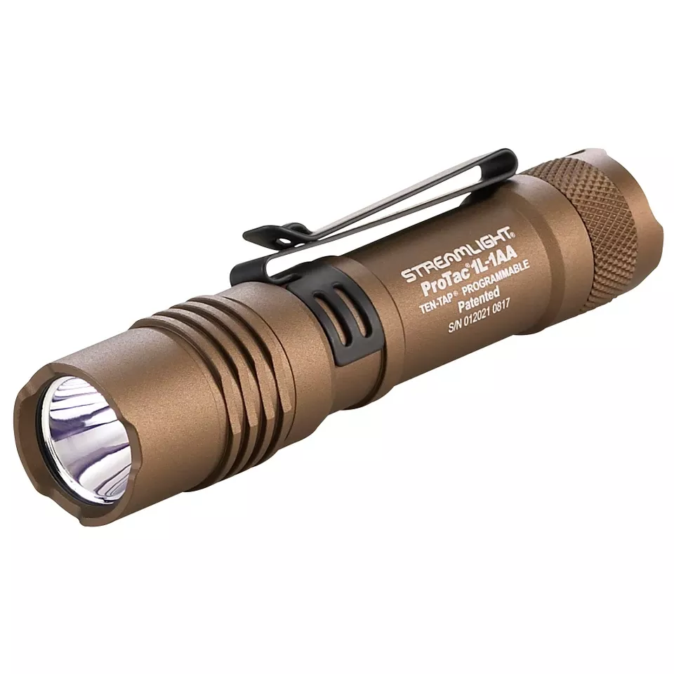 STRMLGHT PROTAC 1L/1AA Flashlight - Coyote Brown