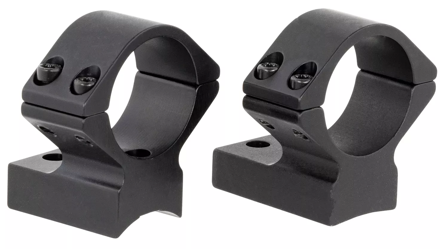 Talley 930706 Scope Mount/Ring ComboBlack Anodized Aluminum 1" Tube Weatherby Mark V Low Rings Non-Magnum Action 0 MOA