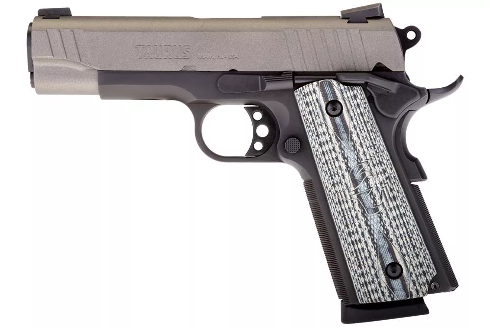 Taurus 1911 Commander Handgun .45 ACP 8rd Magaizne 4.25” Barrel w/VZ Grips
