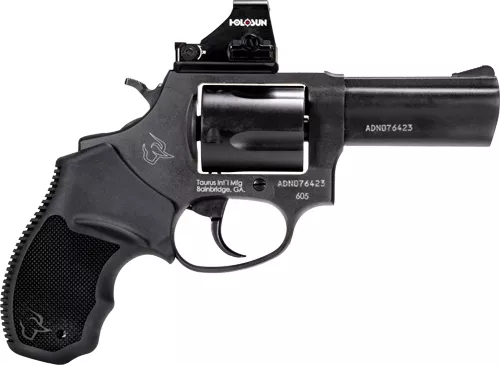 TAURUS 605 357MAG 3″ FS – 5-SHOT BLACK OPTIC READY