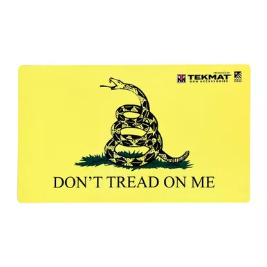 TekMat Door Mat, Don't Tread on Me, Yellow, 25"x42" TEK-42-TREAD