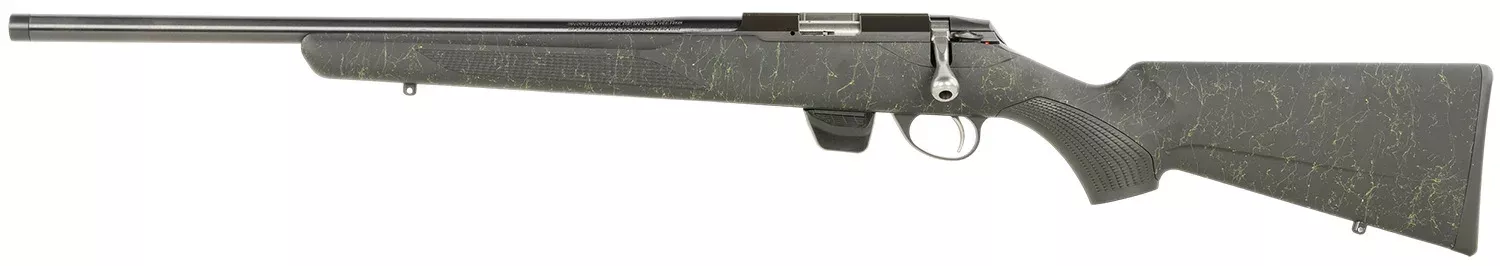 Tikka JRT1XRT409SB T1X Roughtech 17 HMR 10+1 16" Blued Threaded Barrel, Blued Drilled & Tapped Receiver, Emerald Roughtech Synthetic Stock, Left Hand