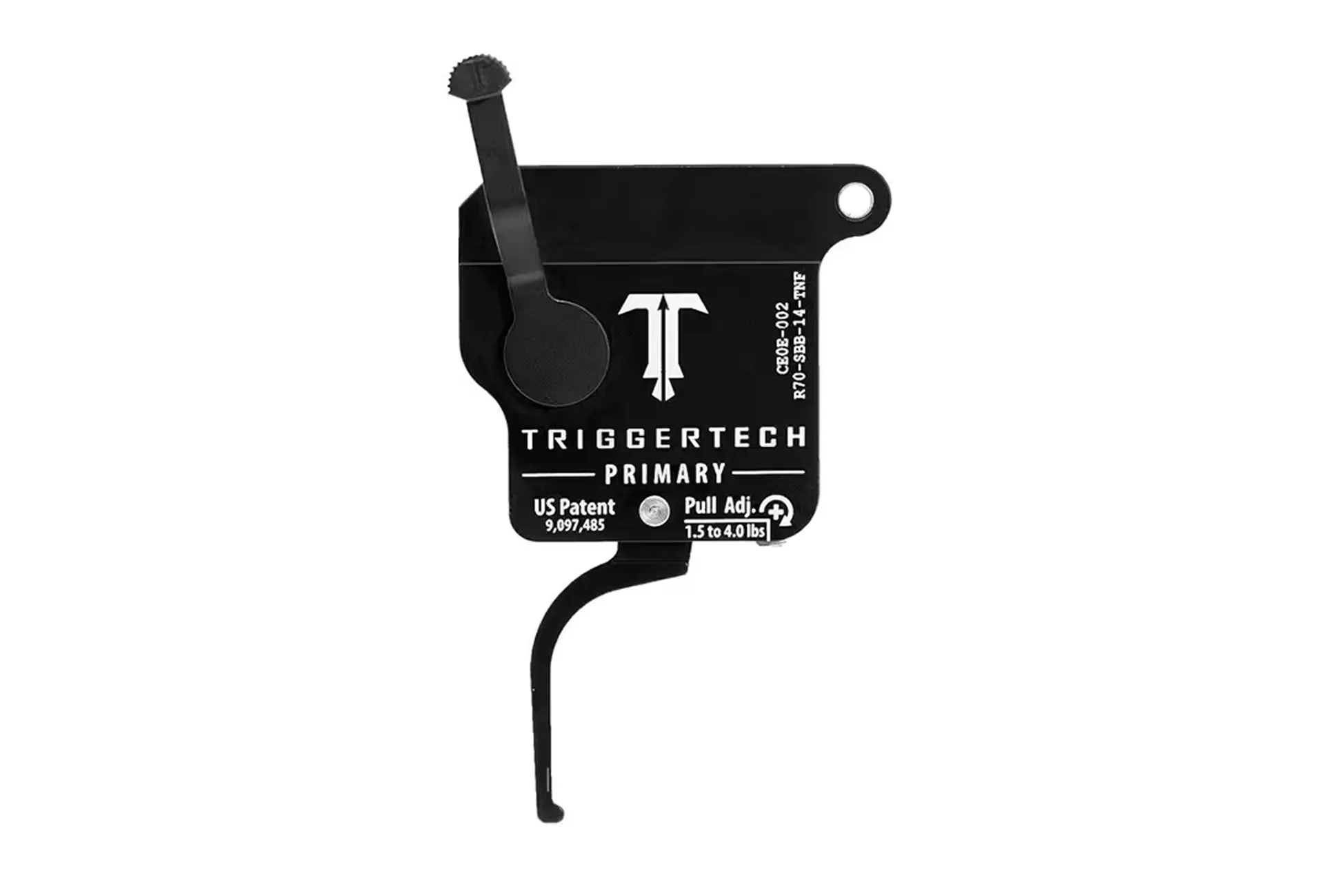 TriggerTech Remington 700 Primary Single Stage Straight Flat Black PVD Trigger – R70-SBB-14-TNF