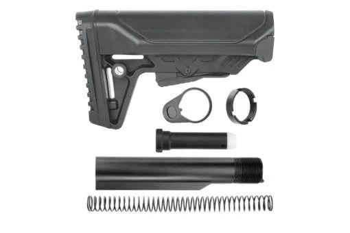 Trinity Force Cobra Mil Spec Stock & Buffer Kit – Black – WT08B