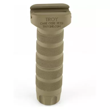 TROY Industries Combat Grip - Vertical Foregrip, Picatinny, Flat Dark Earth