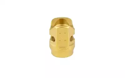 True Precision Cobra Compensator 9mm 1/2x28 Gold TiN