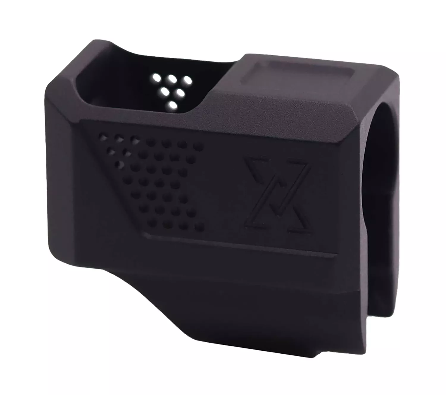 True Precision Inc TPG43CMPBL True-Lock Ultimate Compensator Black Type 3 Hard Anodize 7075 T6 Aluminum Compatible w/ Glock 43/43X/48