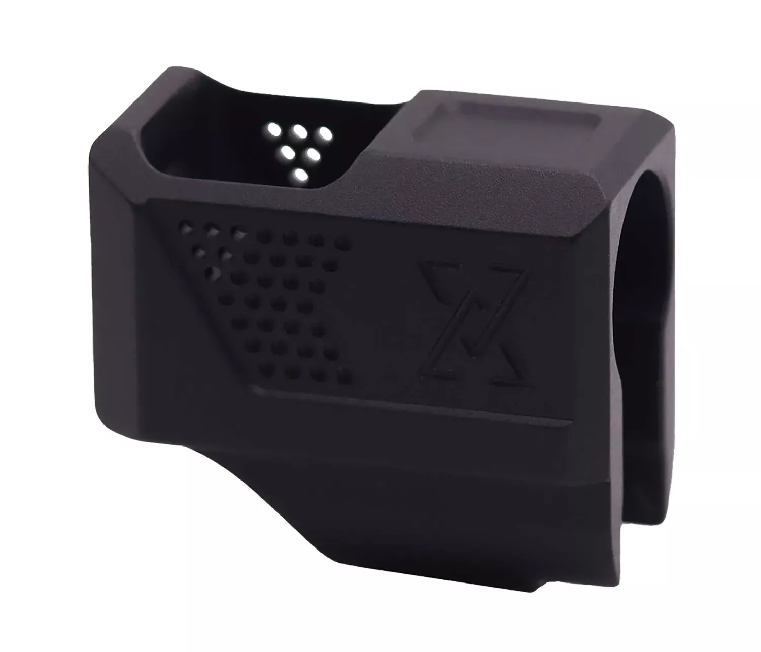 True Precision Inc TPSHCCMPBL True-Lock Ultimate Compensator Black Type 3 Hard Anodize 7075 T6 Aluminum Compatible W/ Springfield Hellcat