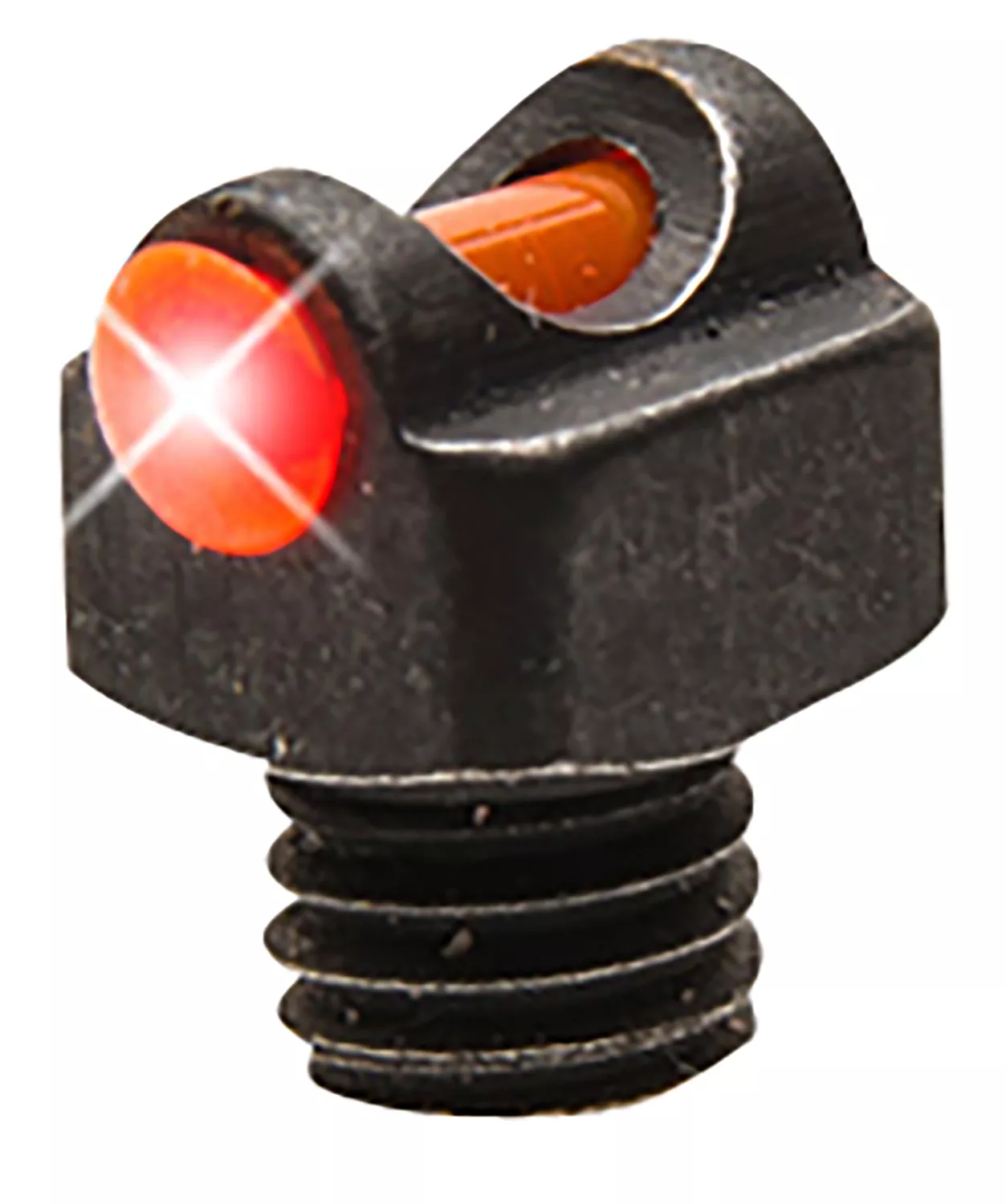 TruGlo TGTG954BR StarBrite Deluxe BeadBlack | Red Fiber Optic Front Sight 3-56" Threads