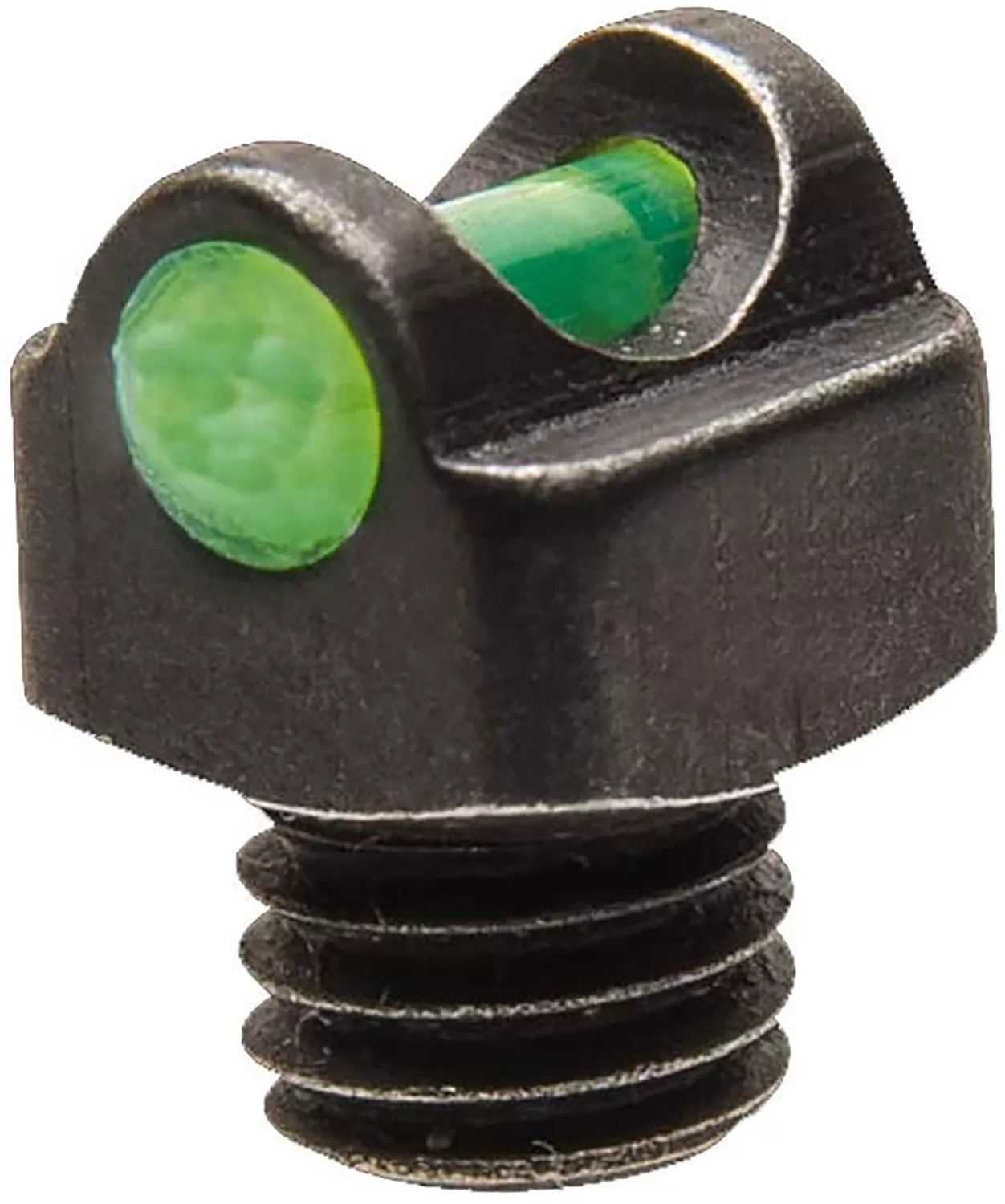 TruGlo TGTG954DG StarBrite Deluxe BeadBlack | Green Fiber Optic Front Sight 2.6mm Threads