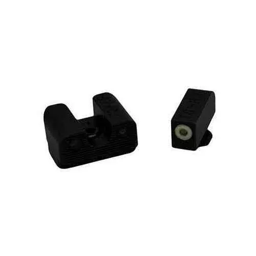 Truglo Tritium Pro Sight Fits Glock 42/43 Large White Focus-Lock Ring on Front & U-FALSEtch Rear Dots in
