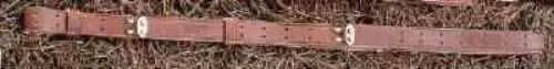Uncle Mike's Military Sling 1" Brown Plain Leather 2611-2