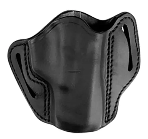 Uncle Mikes-leather(1791) UMOWB4MBLR Outside The WaistbandOWB Size 04 Matte Black Leather Belt Slide Fits Sig P320 Right Hand