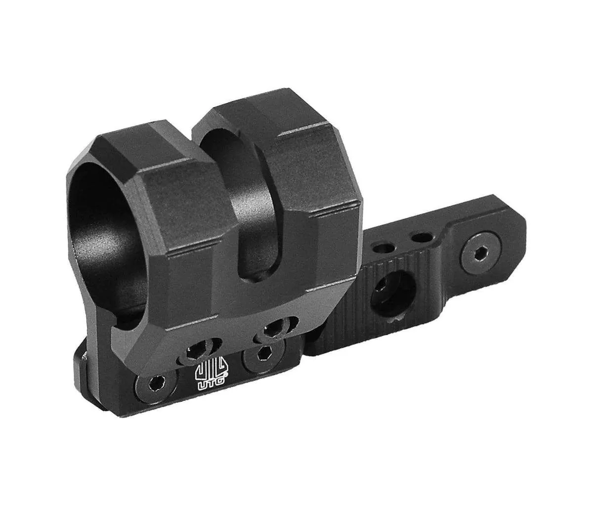 UTG Keymod Offset Flashlight Ring Mount, Matte Black – UTGRG-FL27KC