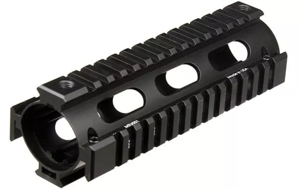 UTG PRO Model 4/AR-15 Carbine Length Drop-in Quad Rail, Black – MTU001