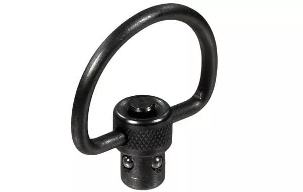UTG Push Button QD Sling Swivel, 1.25″ C-Shape Loop – TL-QDSW08C