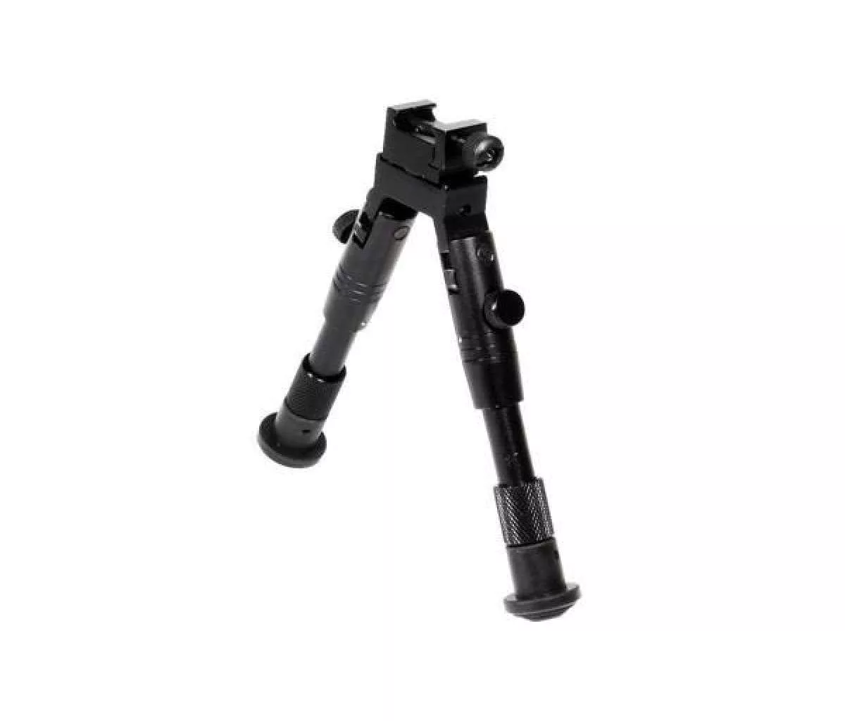 UTG Shooter’s SWAT Bipod, Rubber Feet, Height 6.2″-6.7″ – UTGTL-BP28S