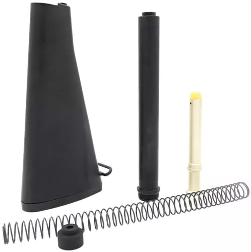 UTG STOCK ASSEMBLY AR-15 BLACK A2 FIXED COMPLETE ASSY.