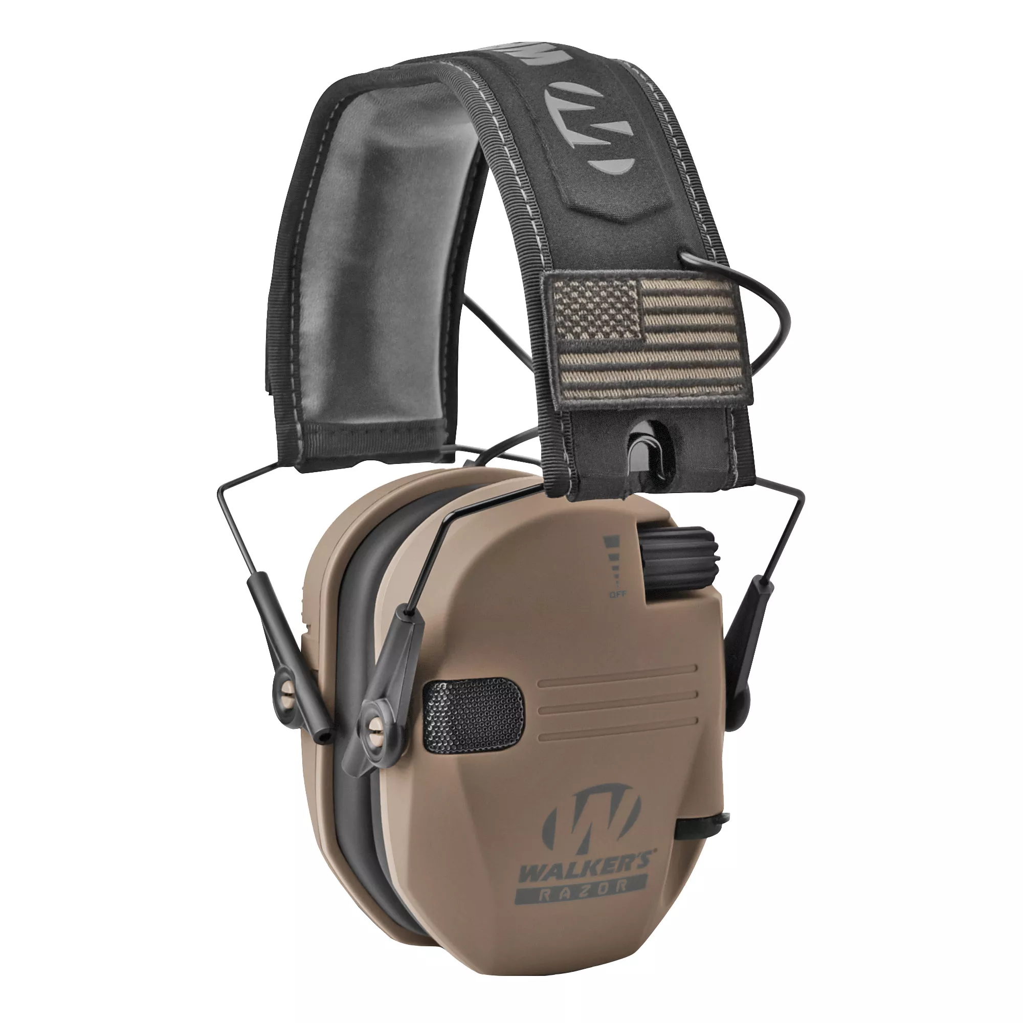 WALK RAZOR SLIM FDE ELECTRONIC MUFF PATRIOT