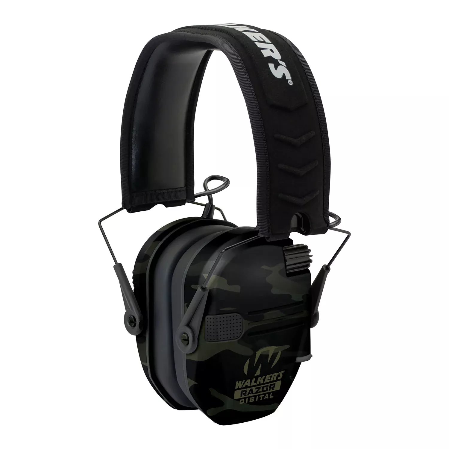 Walker's GWPDRSEMMCCG Razor PRO Digital Electronic Muff 23 dB Over the Head Multi-Cam/Black Polymer