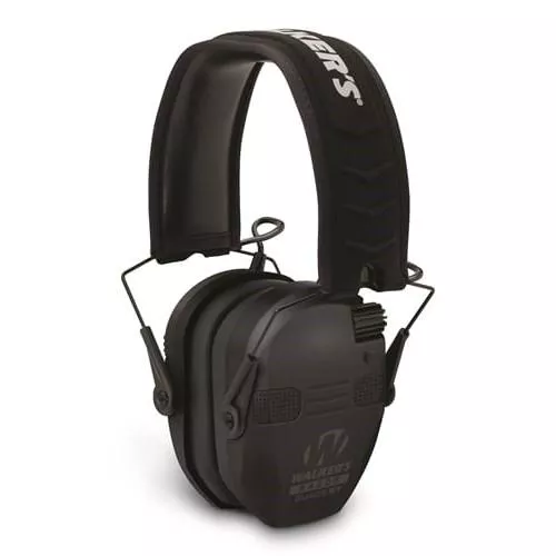 Walker's Razor Electronic Comm Muff Ear Muffs 23dB Black with Bluetooth