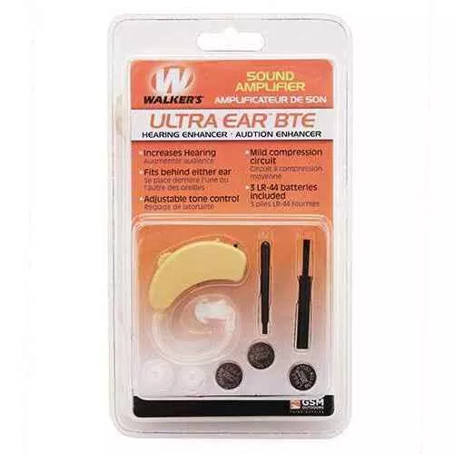 Walkers Game Ear GWPUE1001 Ultra BTE Electronic Earbuds Natural