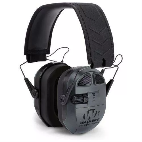 Walkers Ultimate Power Muff Quads W/Aft/Electric/Black