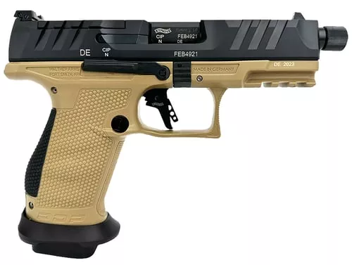 Walther PDP Compact Handgun 9mm Luger 18rd Magazines (3) 4.6 Barrel FDE Optic Ready