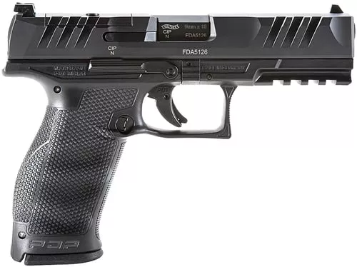 Walther PDP Full Size Optic Ready Handgun 9mm Luger 18rd Magazine(2) 4.5 Barrel Black Polymer