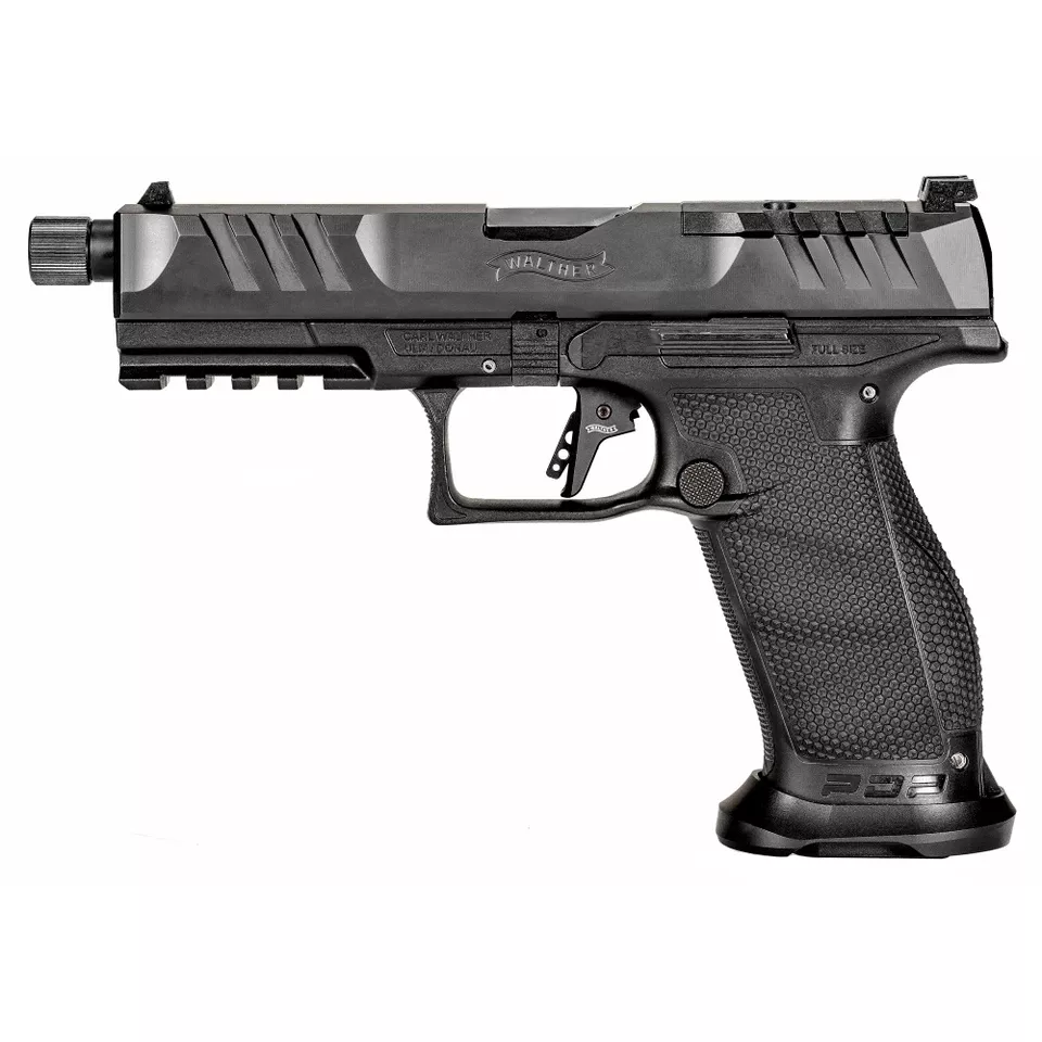 Walther PDP Pro 9mm 5.1" 10-Round Black Optics Ready Threaded Barrel
