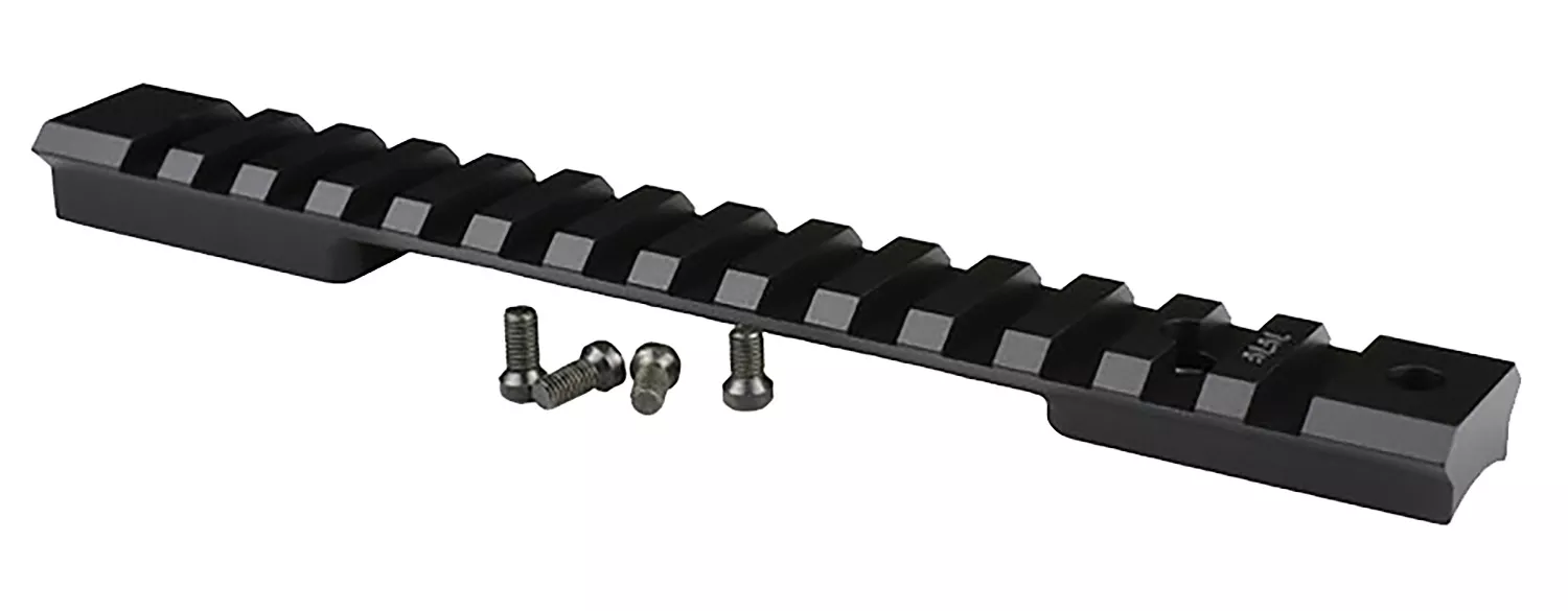 Warne 7677M Mountain Tech Tactical Rail Black Anodized Aluminum Winchester Model 70 WSM Short Action, 0 MOA