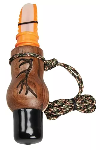Wayne Carltons Calls 70168 Whispering Cow CallOpen Call Cow Sounds Attracts Elk Natural Walnut/Maple
