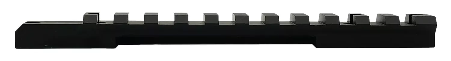 Weatherby J010001 Picatinny RailBlack Aluminum Weatherby Mark V Weaver Mount Magnum 9-Lug Action 20 MOA