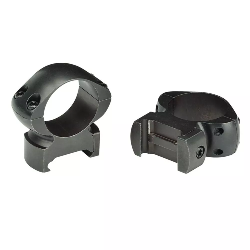 Weaver 2-Piece Grand Slam Steel Top Mount Scope Rings 30mm Medium - Matte Black