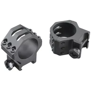 Weaver 6 Hole Tactical, 30mm Medium Rings, Fits Picatinny, Matte Finish, Black 99693