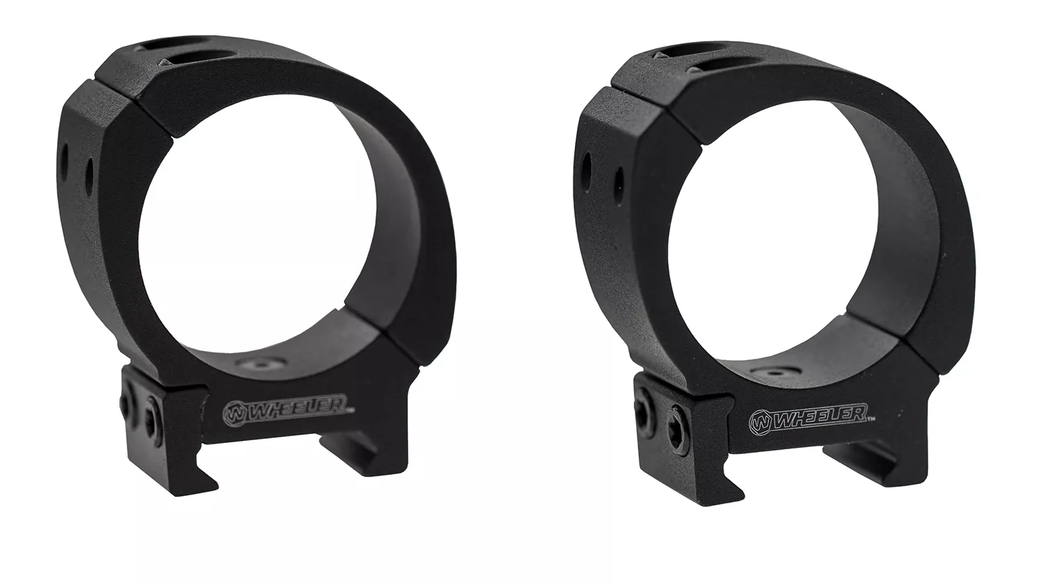 Wheeler 1133747 Sporter Scope RingsBlack 1″ Low