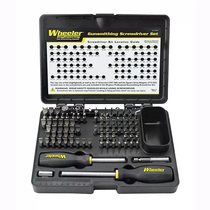 WHEELER ENGINEERING – Professional Gunsmith Screwdriver Set 89 Piece Quantity Discount PriceAdd To Favorite